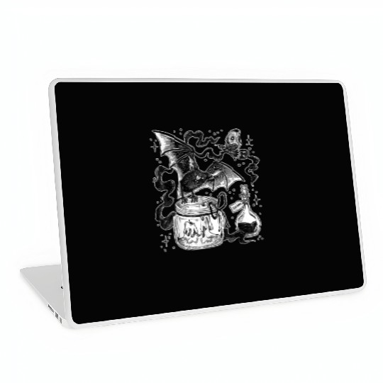 Gothic clothing aesthetic occult Laptop Skins