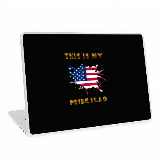 This Is My Pride Flag USA American 4th Of July Laptop Skins