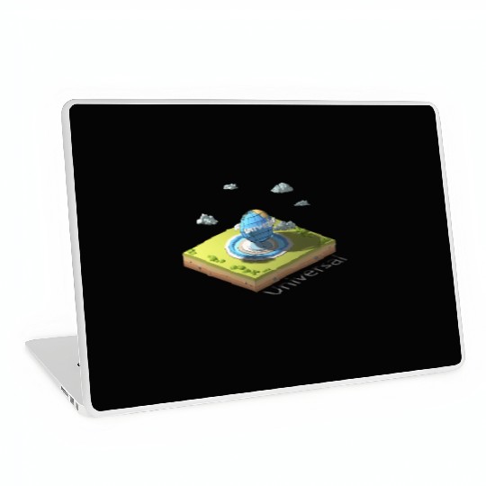 Geometric low poly Universal Studios Laptop Skins