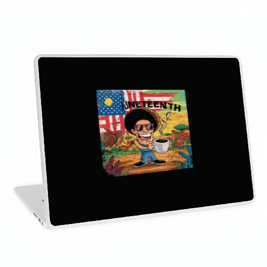 Juneteenth 4Th July Celebrate Fathers Day Coffee Laptop Skins