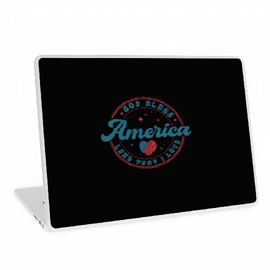 USA 1776 4th of July Independence Day Celebrations Laptop Skins