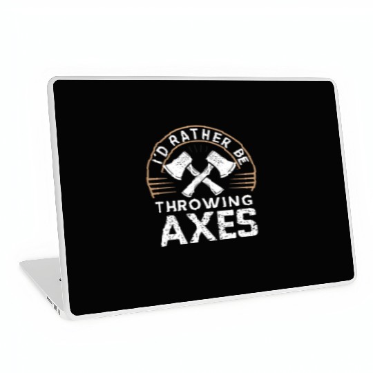 Axe Throwing Enthusiasts Championship Precision Laptop Skins