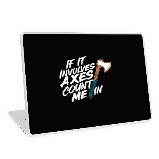 Axe Throwing Enthusiasts Championship Precision Laptop Skins