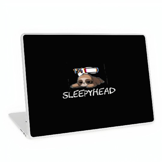 Sleepyhead funny meme sloth Laptop Skins