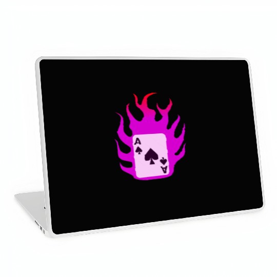 Flaming Card - X-men Laptop Skins