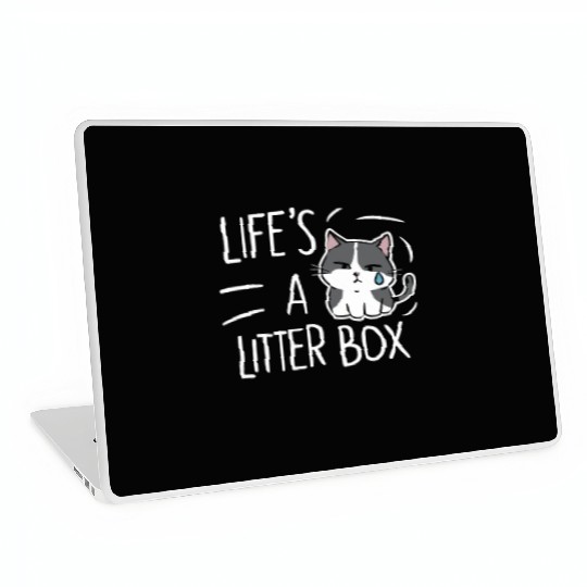 Gothic Emo Cat Design For Cat Lovers And Laptop Skins