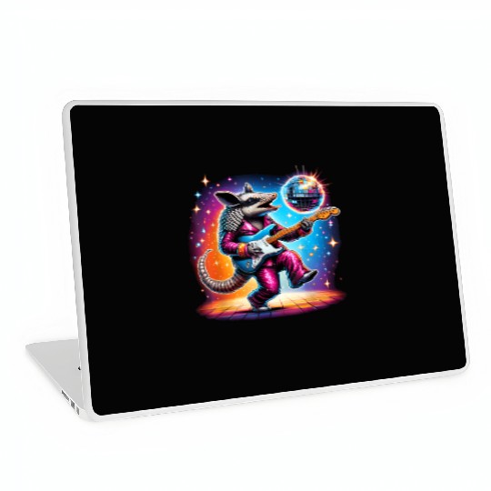 Disco Ball Guitar Armadillo Laptop Skins