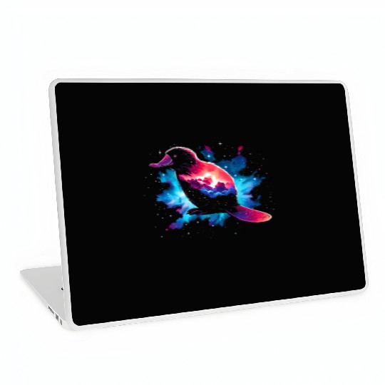Cool Platypus Galaxy Space Art Laptop Skins