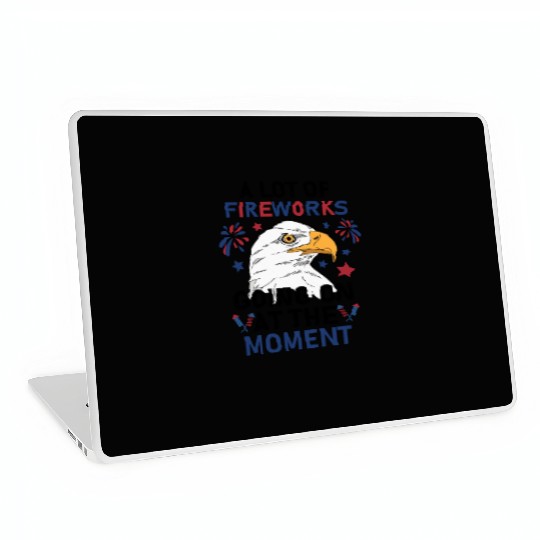 Funny 4Th Of July 2025 A Lot of Fireworks Going on Laptop Skins