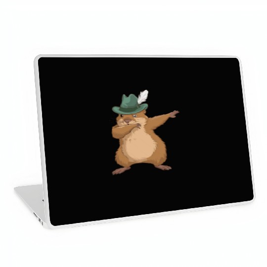 Groundhog Marmot for a Marmot lover groundhog fan Laptop Skins