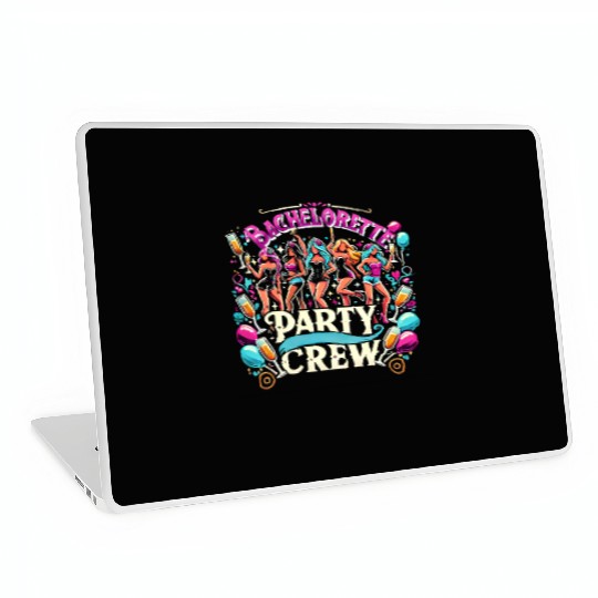 Bachelorette Party Crew Fun Laptop Skins
