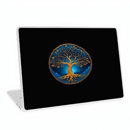 Irish Nordic Celtic Tree of Life Yggdrasil Laptop Skins