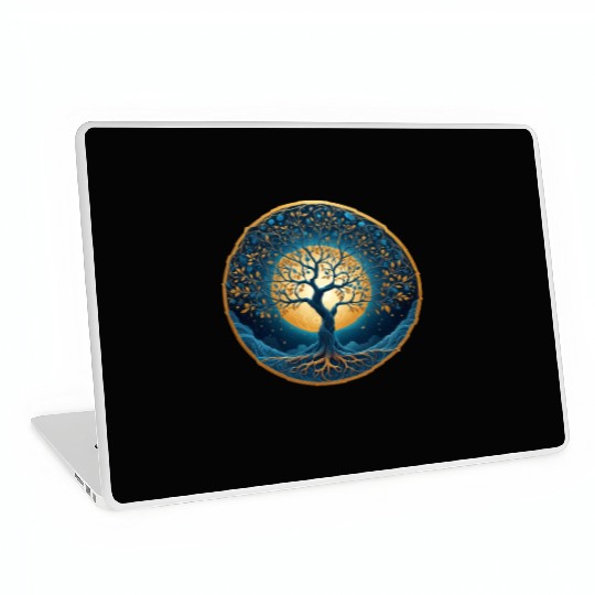 Irish Nordic Celtic Tree of Life Yggdrasil Laptop Skins