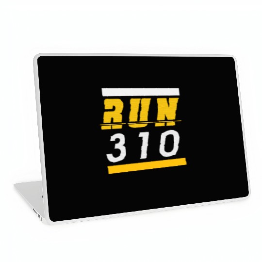 Los Angeles "RUN 310" Athlete Runners fitness gym Laptop Skins