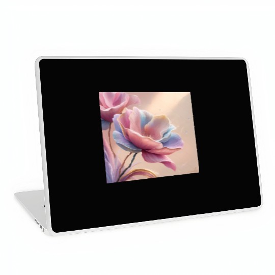 modern colorful flower Laptop Skins