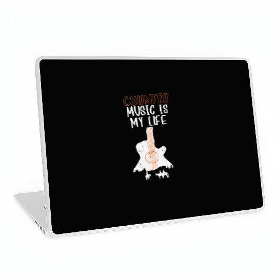 Country Music is My Life Cowboy Western Laptop Skins
