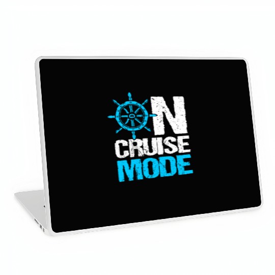 Funny Cruise Trip Cruise Ship On Cruise Mode Laptop Skins