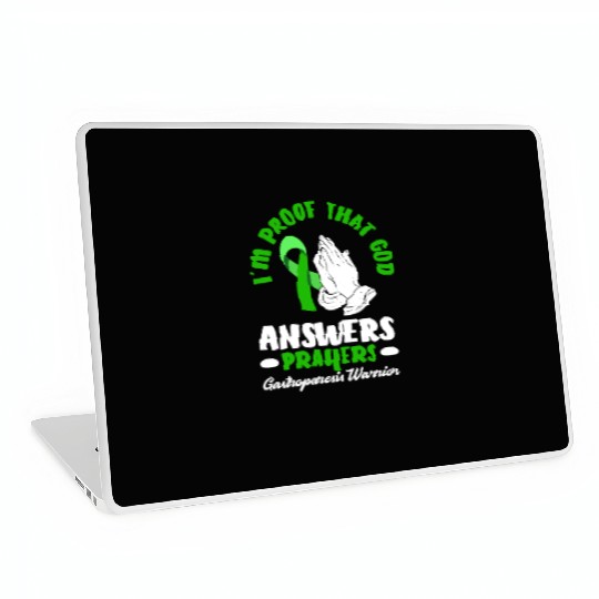 God Prayers Warrior Gastroparesis Awareness Laptop Skins