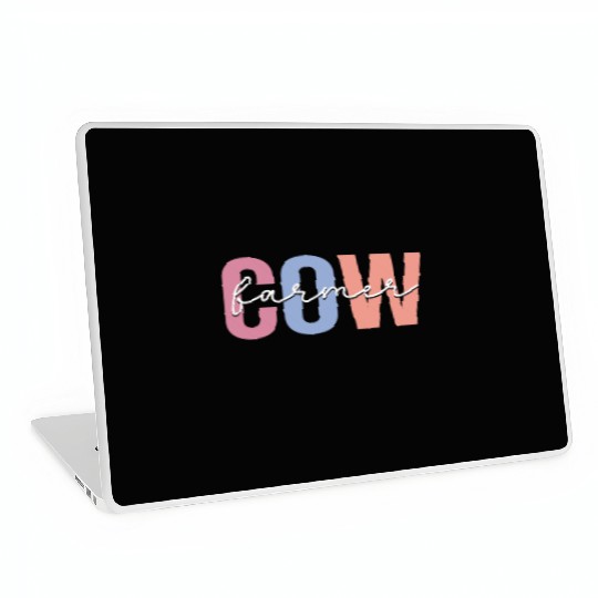 Cow Farmer Farming Herd Rancher Laptop Skins