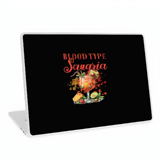 Cocktail Bartender Blood Type Sangria Laptop Skins