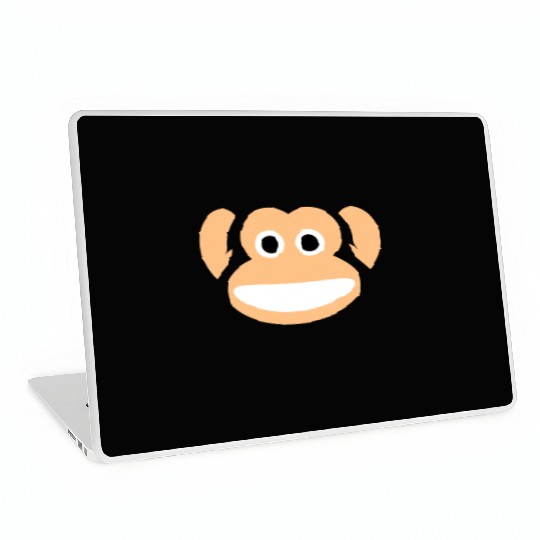 Cute Monkey Whole Face Ape Animal Primate Lover Laptop Skins