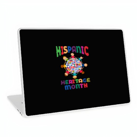 Hispanic Heritage Month Kids Countries Flags World Laptop Skins