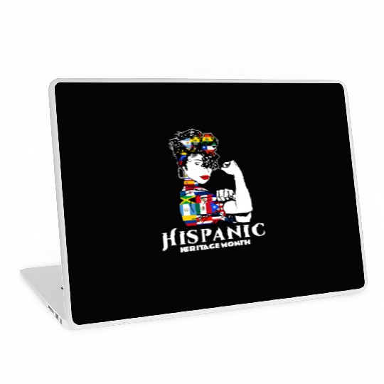 Hispanic Heritage Month Latino Countries Flag Laptop Skins
