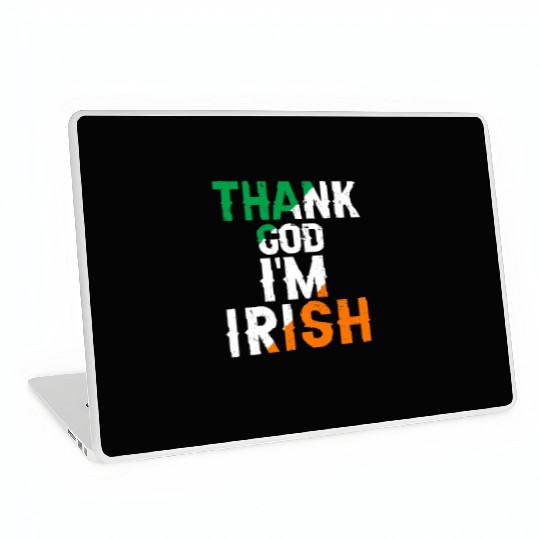 St Patricks Thank God Im Irish Premium Laptop Skins