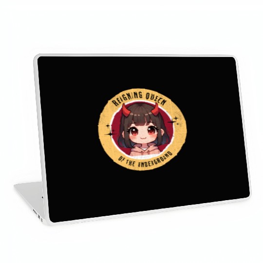 Queen of underground mean girl cute kawaii design Laptop Skins