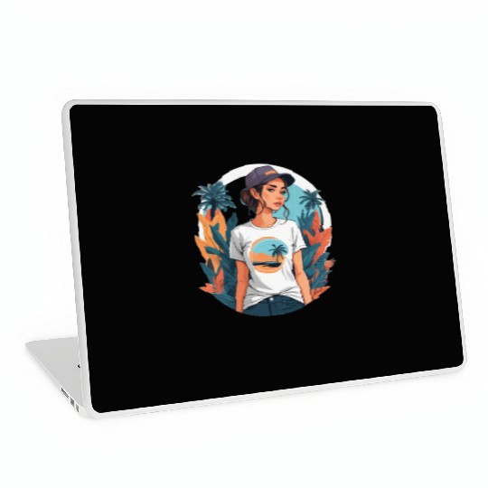 Embracing the Beach Lifestyle Laptop Skins