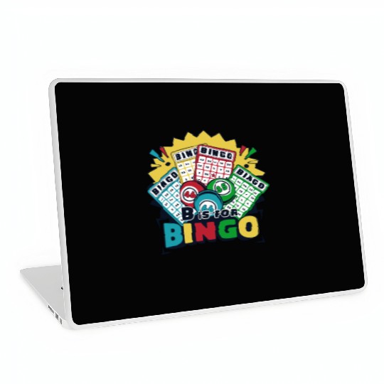 B Is For Bingo Daubers Professional Caller Bingo Laptop Skins