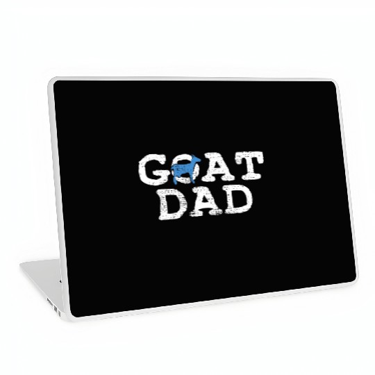 Goat Dad Fathers Day Farmer Gift Laptop Skins