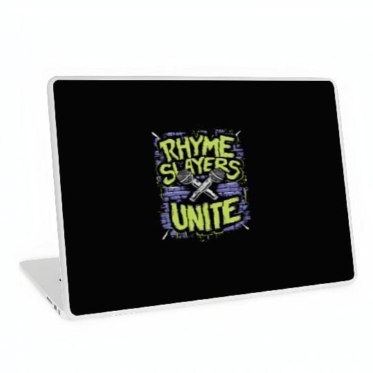 Epic Lyrical Battle of the Titans: Hip Hop Rap Laptop Skins