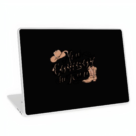 New Cowboy In Town Laptop Skins