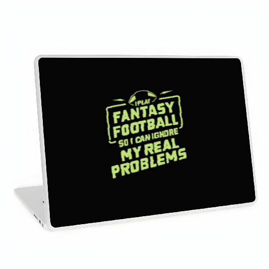 FUNNY FANTASY FOOTBALL Laptop Skins