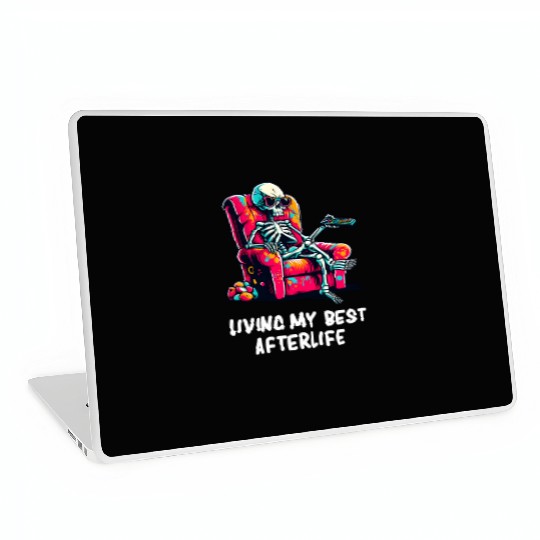Skeleton - Skeleton Humor - Skeleton Dark Humor Laptop Skins