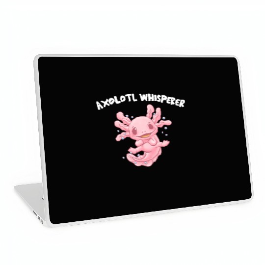 Axolotl Whisperer Salamander Animal Lover Amphibia Laptop Skins