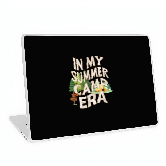 Cute In My Summer Camp Era Groovy Friend Crew Laptop Skins