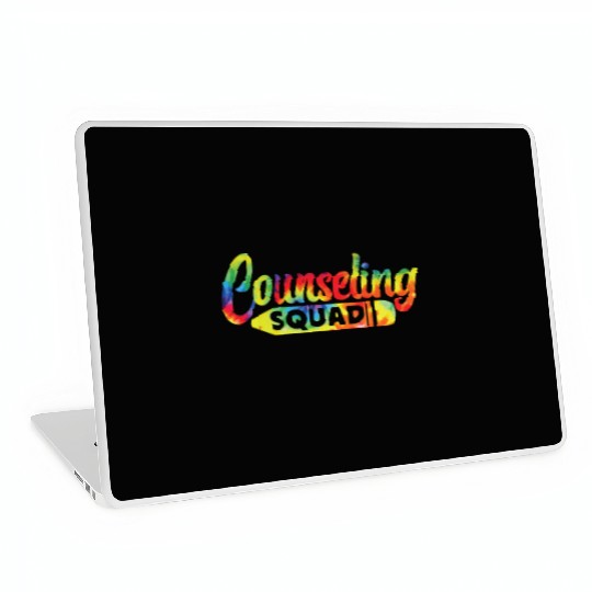 School Counselor Tie Dye Laptop Skins