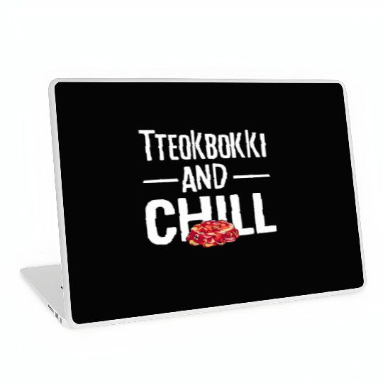 Tteokbokki And Chill - Korean Food Vibes Laptop Skins