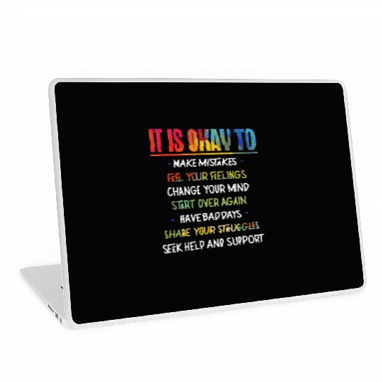 School Counselor It Is Okay To Laptop Skins