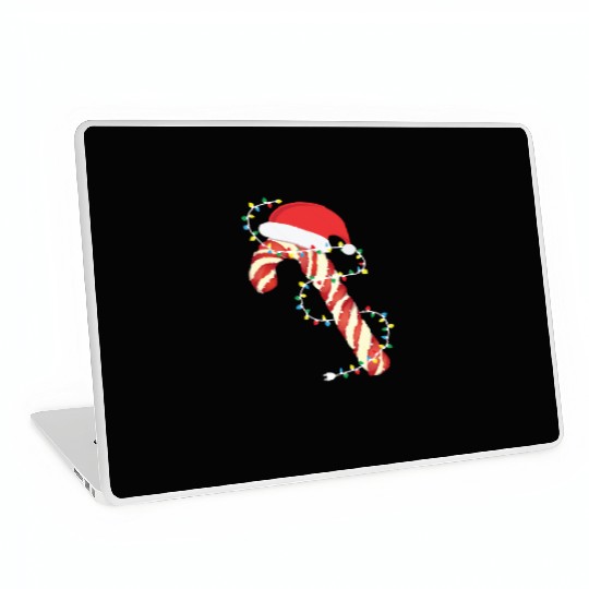 Christmas Candy Cane Santa Xmas Kids Toddler Youth Laptop Skins