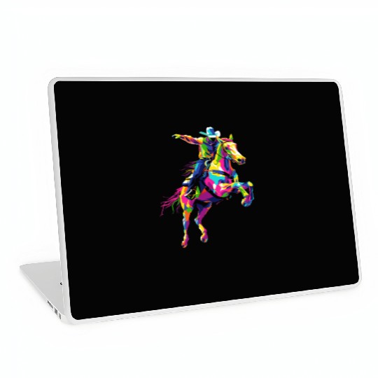Rodeo Barrel Racer Barrel Racing Horseback Riding Laptop Skins