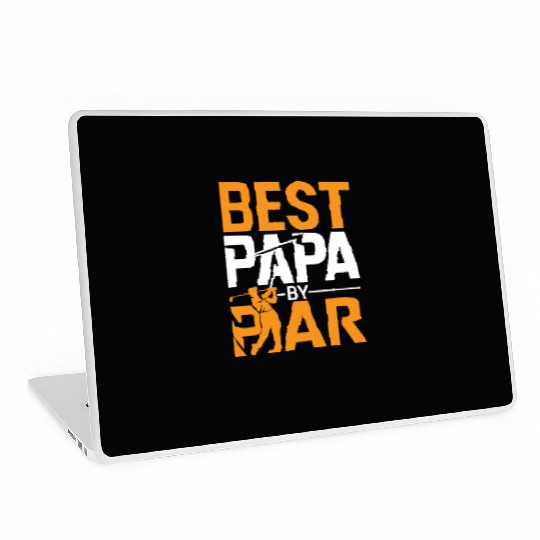 Best Papa By Par Golf Father's Day Grandpa Gift Laptop Skins