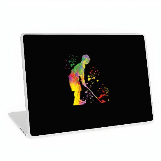Golfer Colorsplash Kids Miniature Golf Laptop Skins