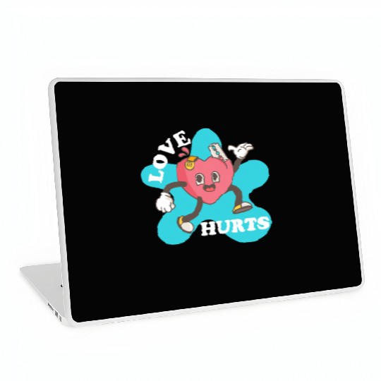 love hurts Laptop Skins