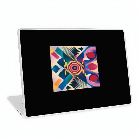Awesome Modern Geometric Pattern Throw Pillow Laptop Skins