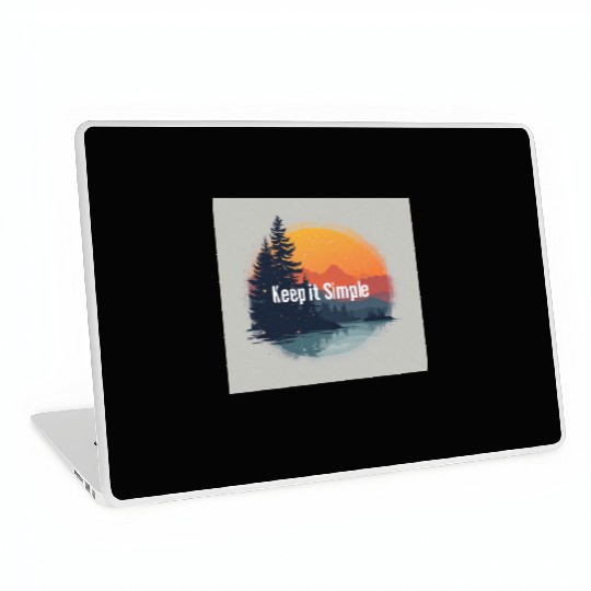 keep it simple trends Laptop Skins