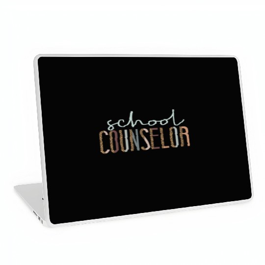 School Counselor Leopard Cheetah Laptop Skins