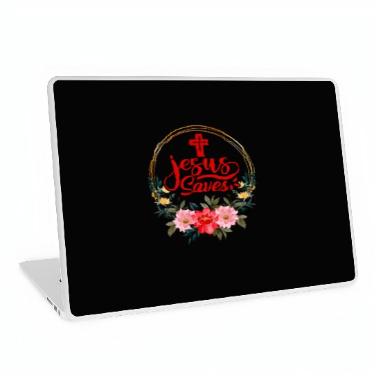 Jesus Saves Bible Text Love Jesus Christian Laptop Skins